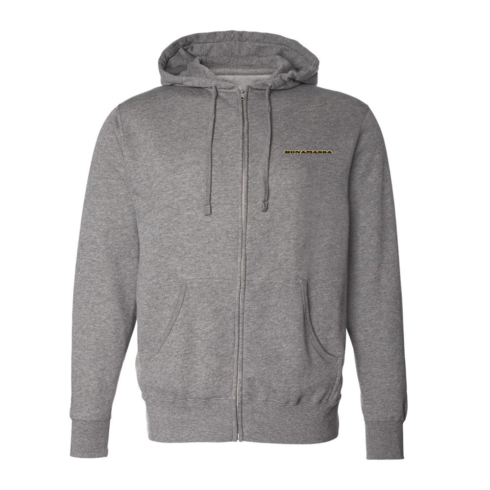 Joe Bonamassa Camp & Jam Zip-Up Hoodie hettejakke svart unisex