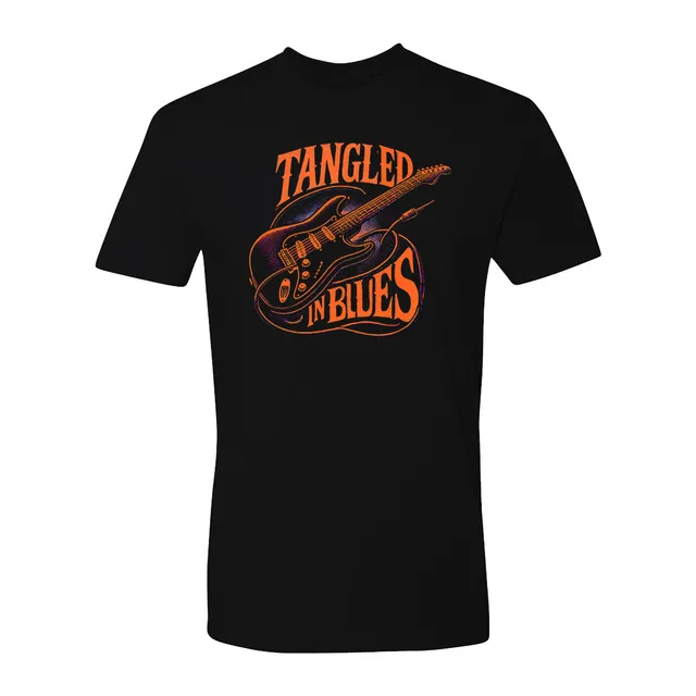 Joe Bonamassa Tangled In Blues t-skjorte rød bomull
