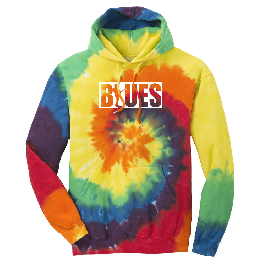Joe Bonamassa Blues Block hettegenser tie-dye rainbow