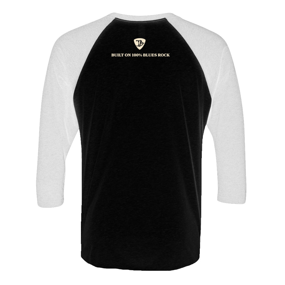Joe Bonamassa JB Electric Blues raglan t-skjorte hvit/svart