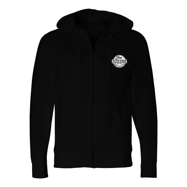 Joe Bonamassa Always On The Road Stamp hettejakke Zip svart unisex