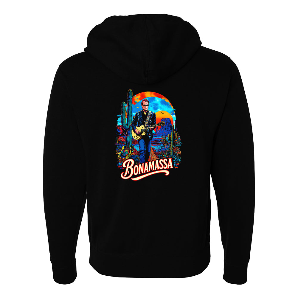 Joe Bonamassa Blues Journey hettegenser med glidelås svart
