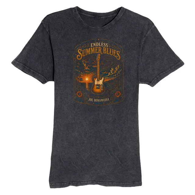 Joe Bonamassa Endless Summer Blues vintage t-skjorte svart