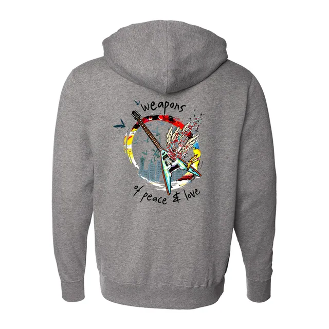 Joe Bonamassa Weapons of Love and Peace zip-hoodie svart