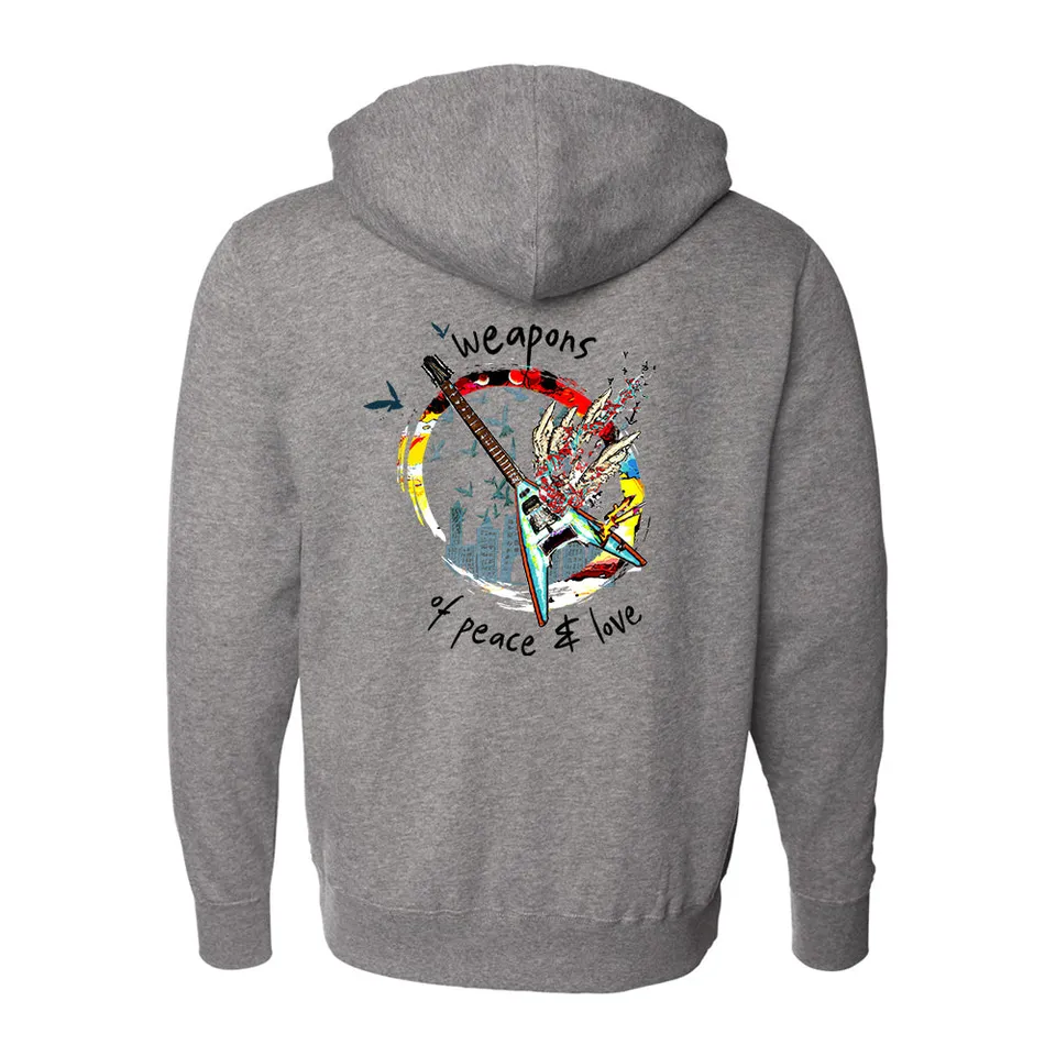 Joe Bonamassa Weapons of Love and Peace zip-hoodie svart