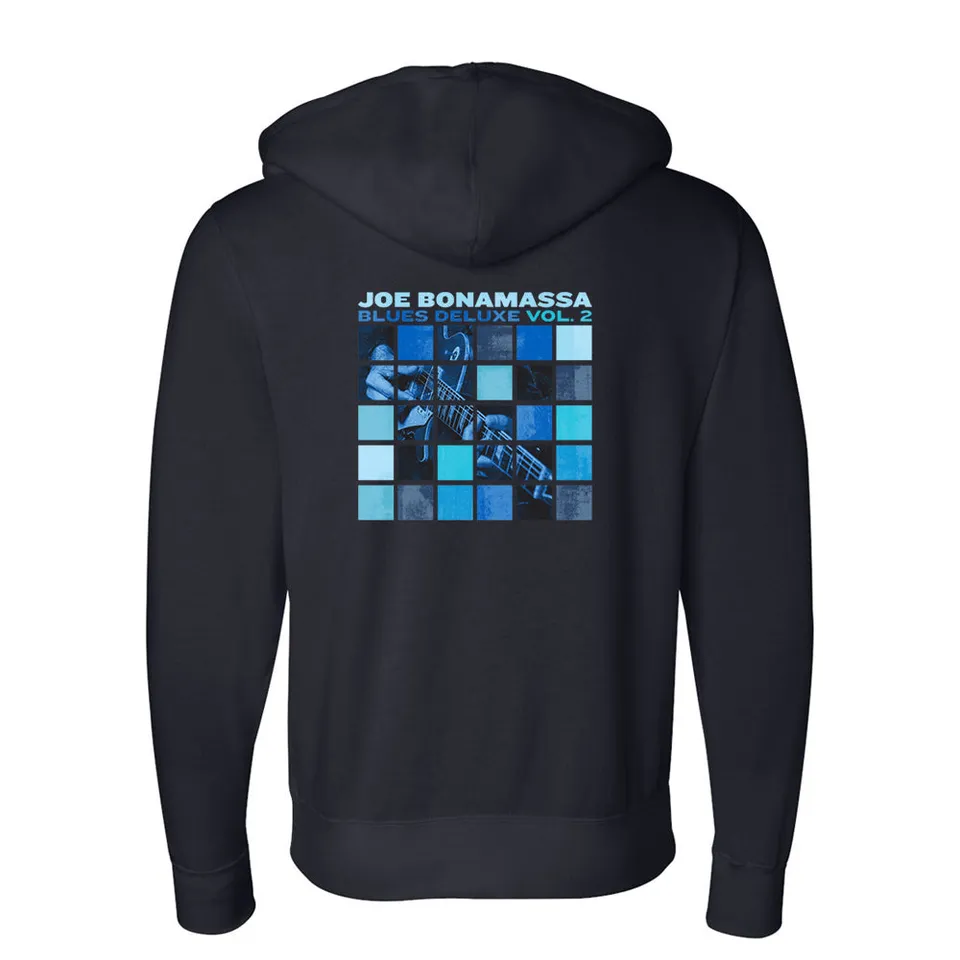 Joe Bonamassa Blues Deluxe Vol. 2 zip-hettegenser svart unisex