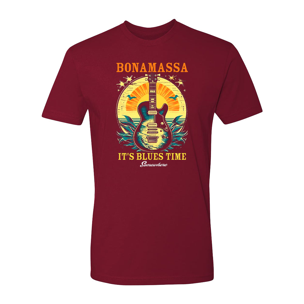 Joe Bonamassa It’s Blues Time Somewhere t-skjorte unisex bomull