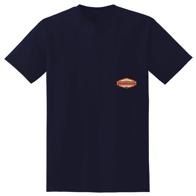 Joe Bonamassa 2023 Red Rocks t-skjorte unisex blå bomull