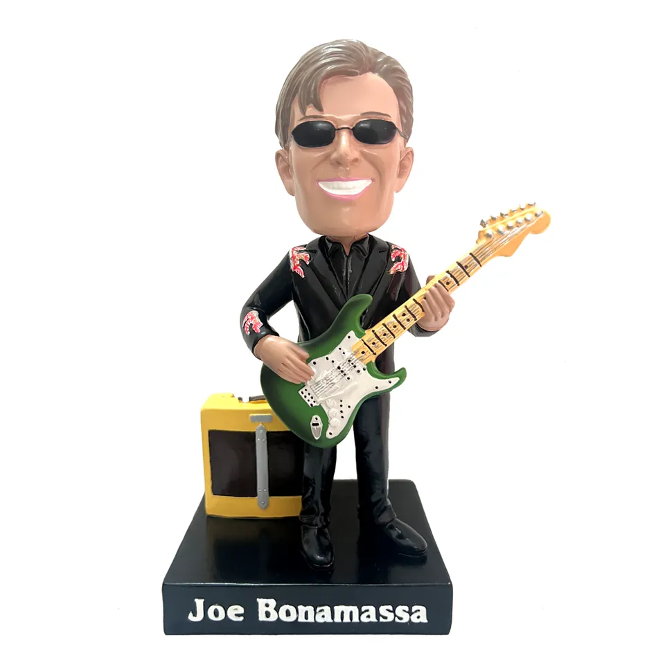 Joe Bonamassa Stratocaster Greenburst Bona-Bobble samlefigur