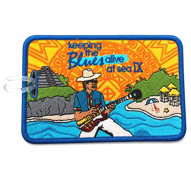 Joe Bonamassa KTBA at Sea IX bagasjelapp brodert