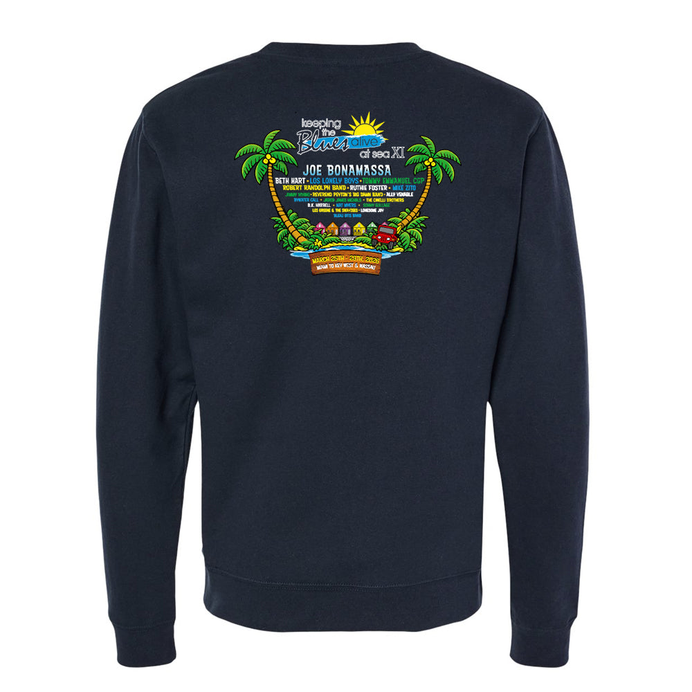Joe Bonamassa KTBA at Sea XI genser crewneck unisex