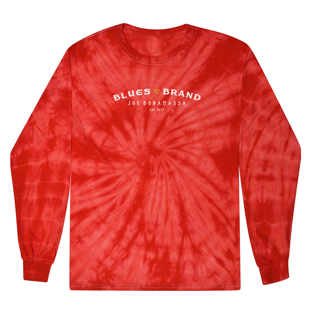 Joe Bonamassa Blues Brand langermet t-skjorte tie-dye bomull