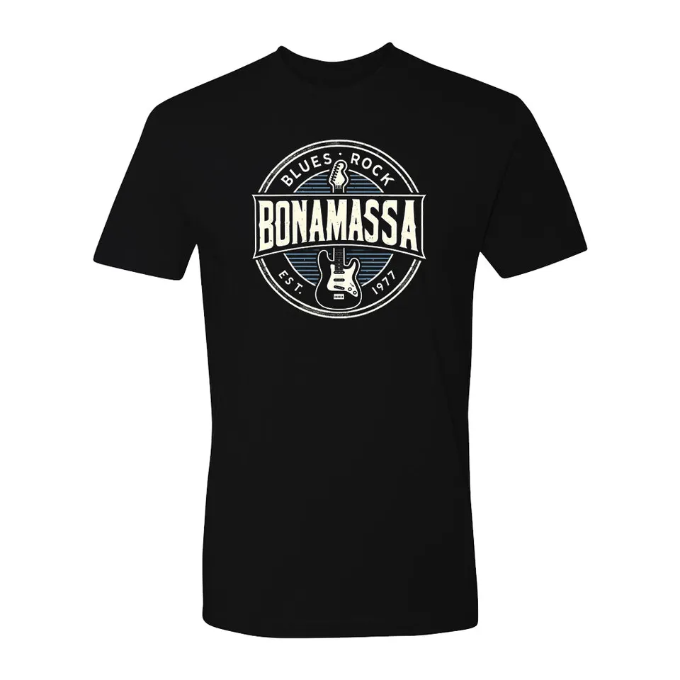 Joe Bonamassa StratoBlues t-skjorte svart unisex