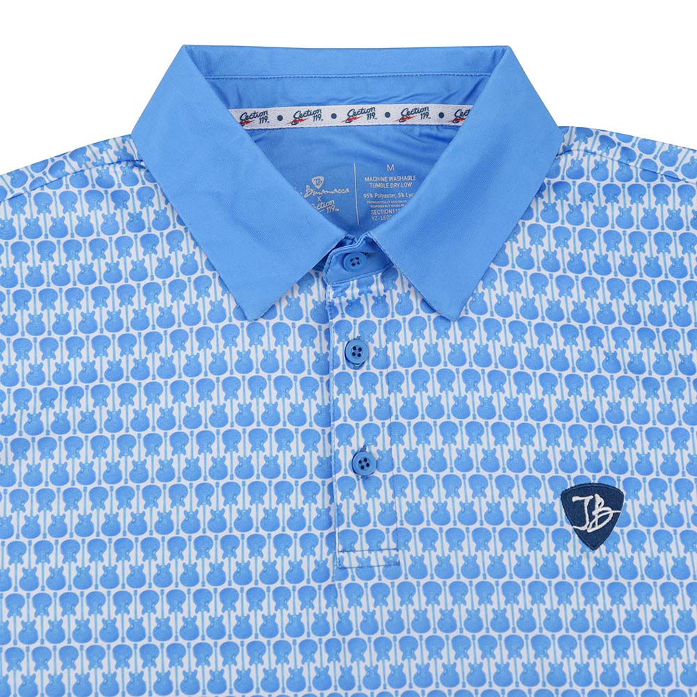 Joe Bonamassa Dry Fit Polo SEC 119 polo herre polyester