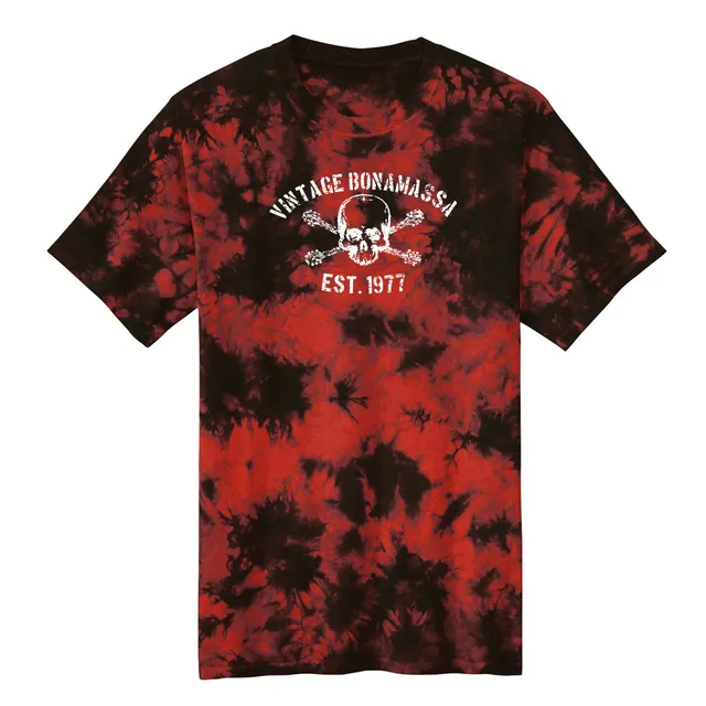 Joe Bonamassa JB Vintage Crystal Tie Dye t-skjorte unisex bomull