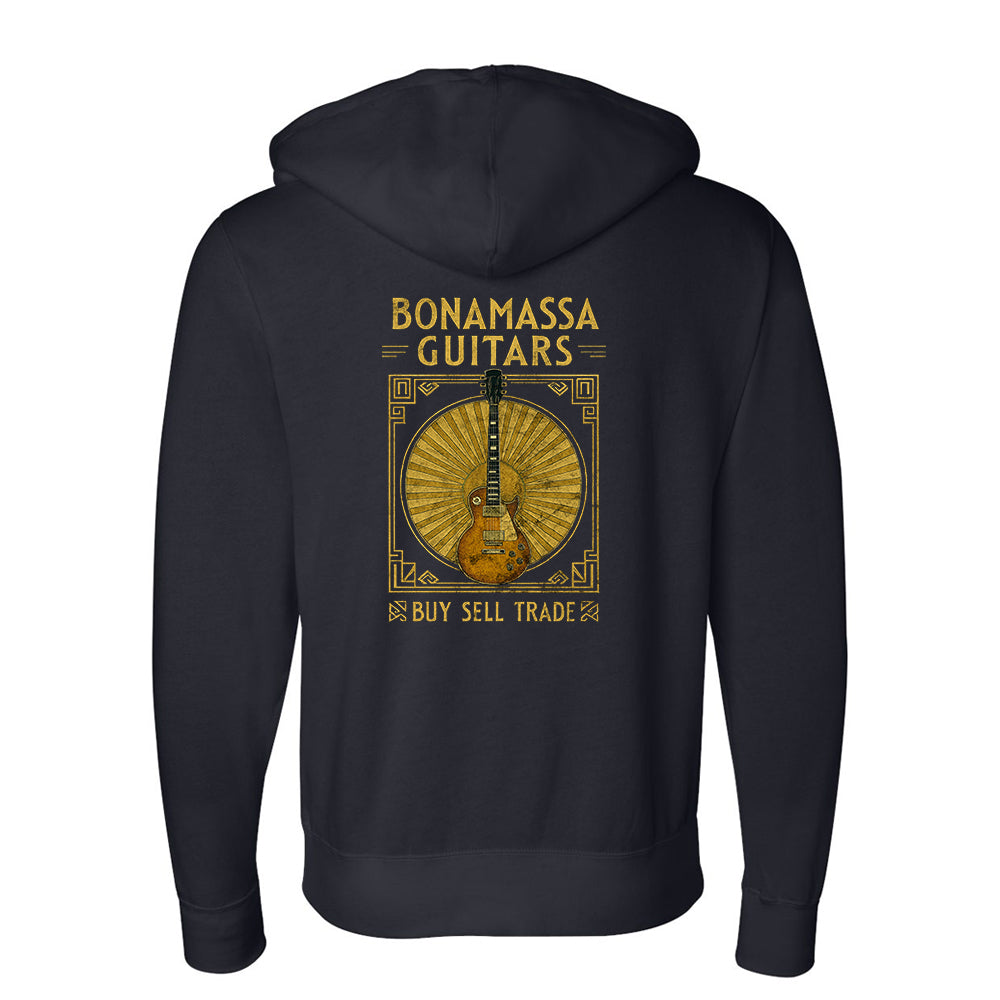 Joe Bonamassa Standard Gold hettejakke unisex glidelås