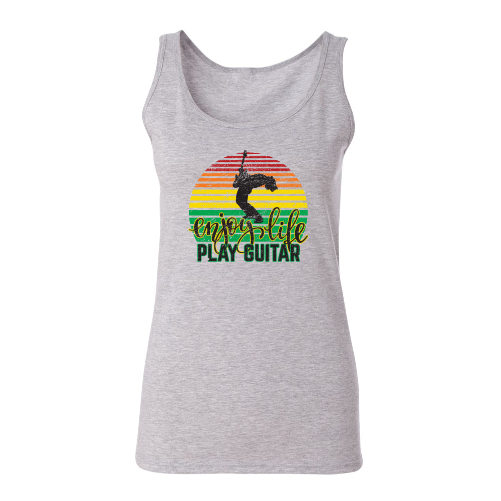 Joe Bonamassa Enjoy Life Play Guitar singlet dame bomull svart