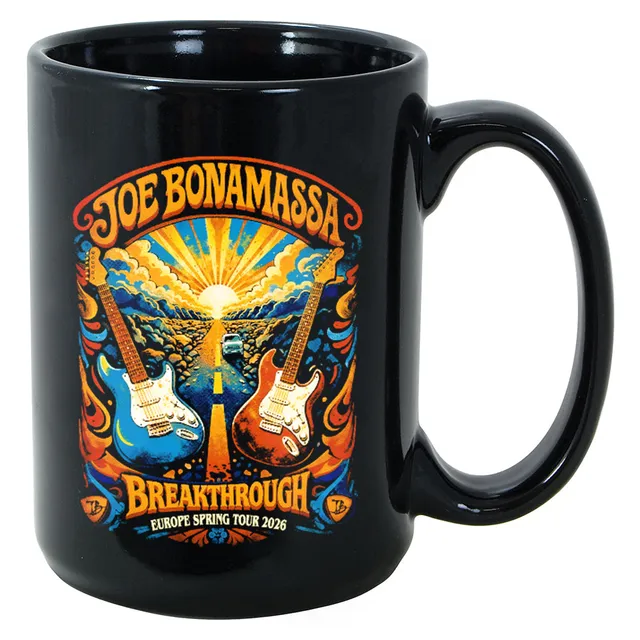 Joe Bonamassa 2026 Europe Spring Tour krus 11 oz keramikk