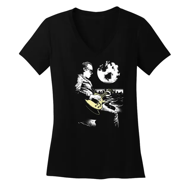 Joe Bonamassa Midnight Blues V-Neck t-skjorte dame bomull