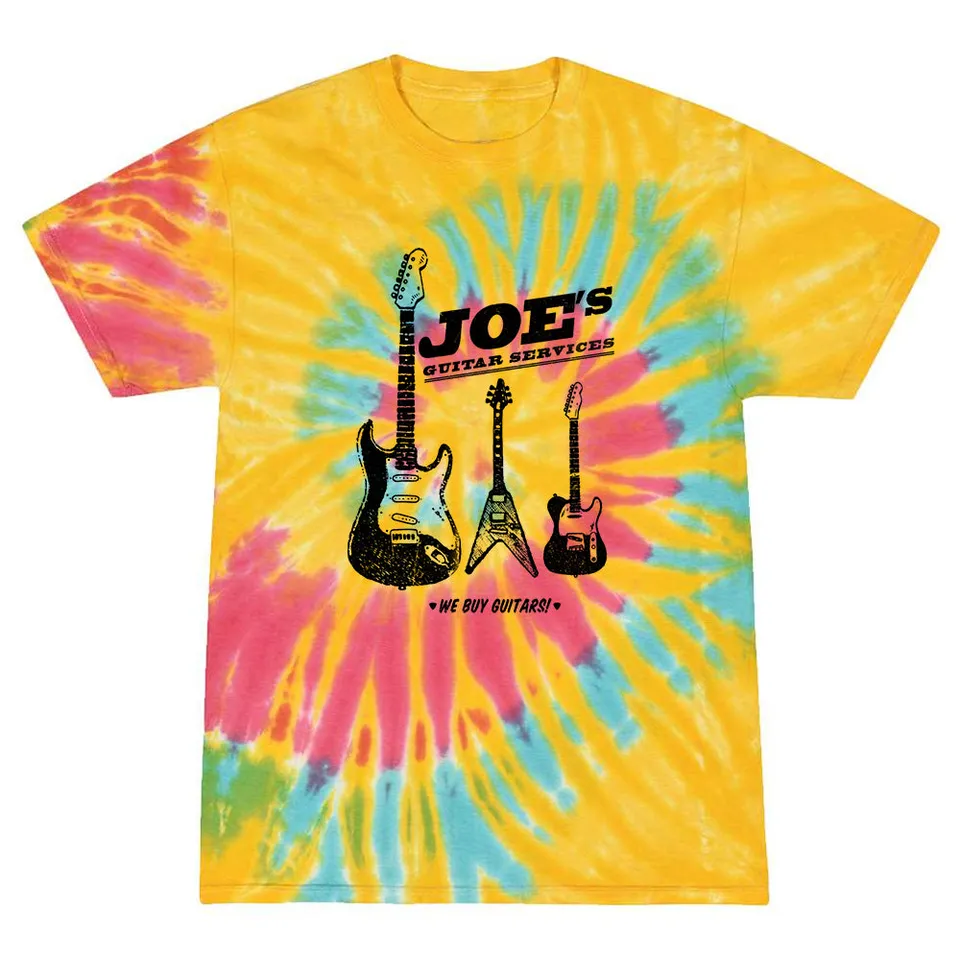 Joe Bonamassa Guitar Service tie-dye t-skjorte aurora bomull