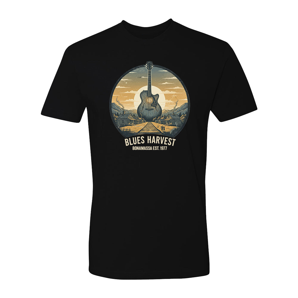 Joe Bonamassa Blues Harvest t-skjorte unisex svart bomull