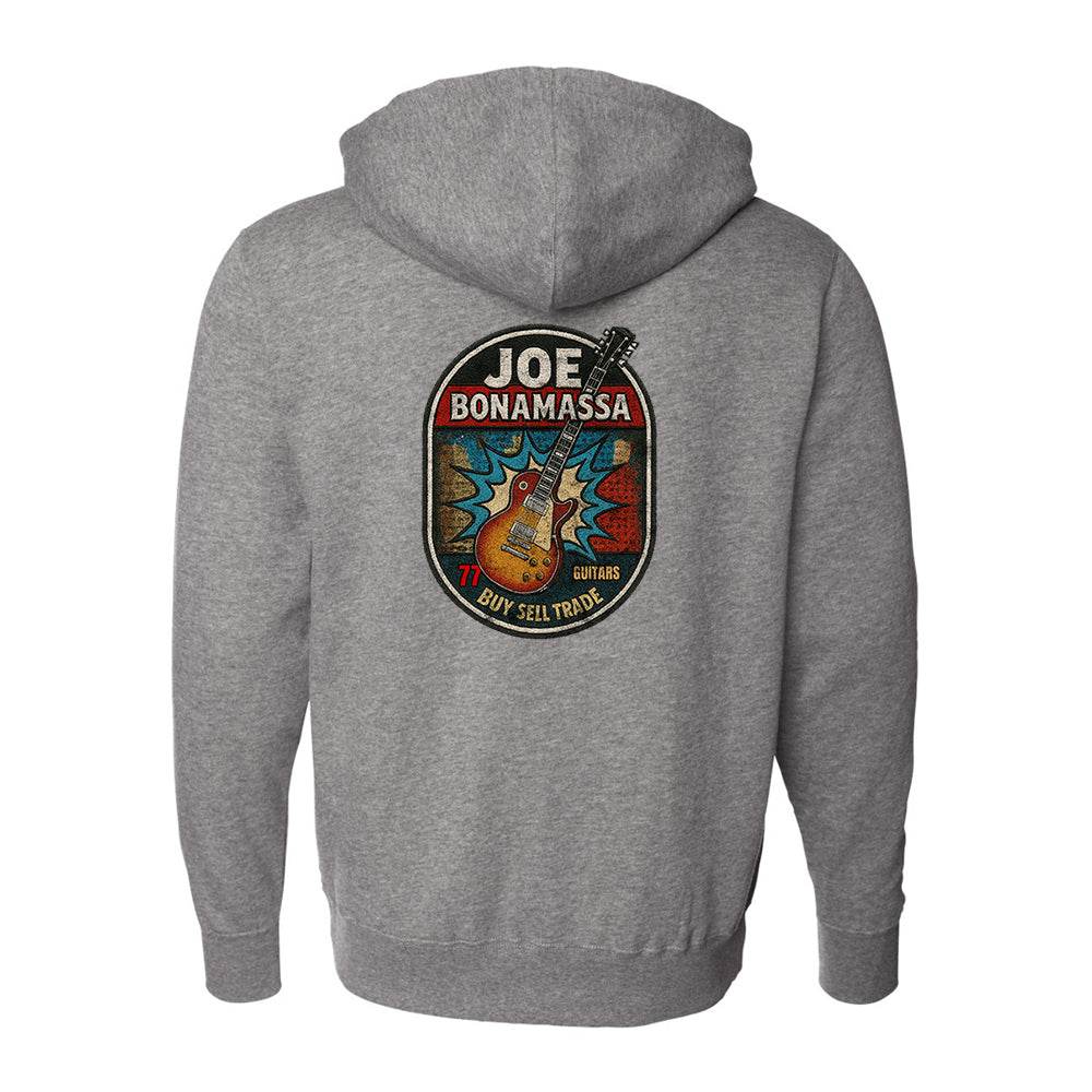 Joe Bonamassa Premium hettejakke unisex svart zip