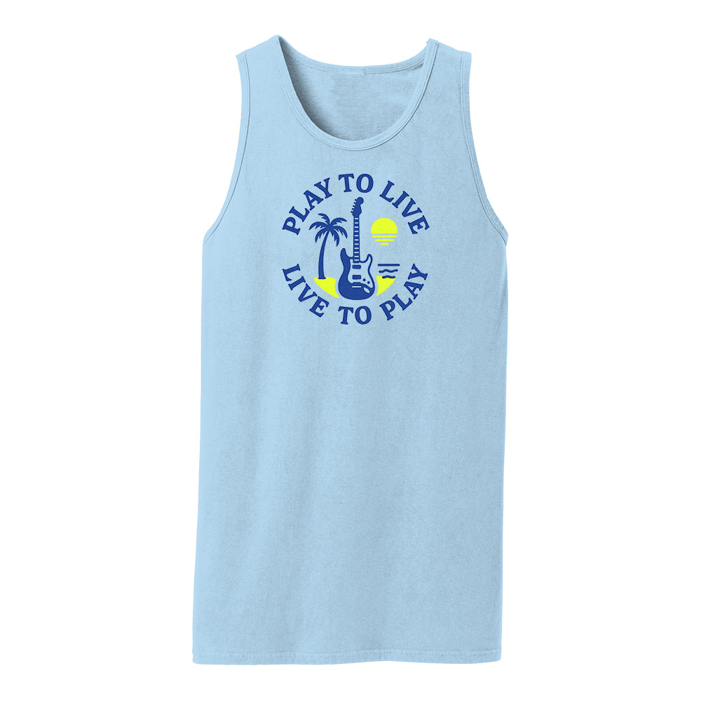 Joe Bonamassa Play To Live Beach Wash singlet hvit bomull