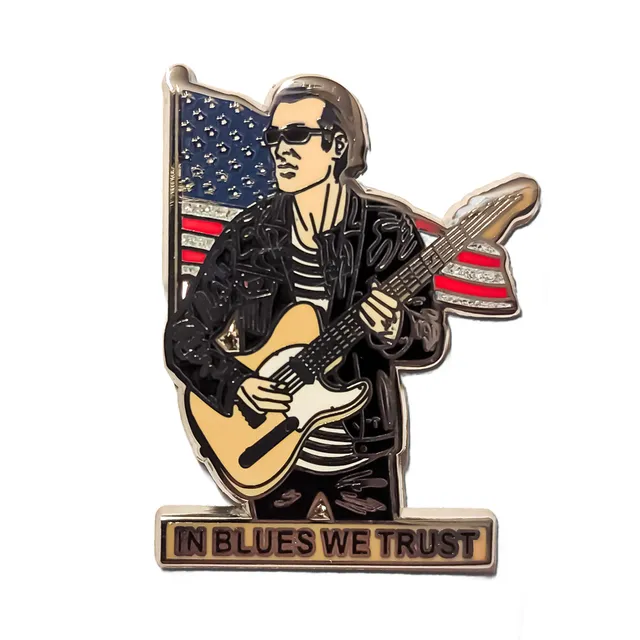 Joe Bonamassa Blues Hero pin samleobjekt sølv