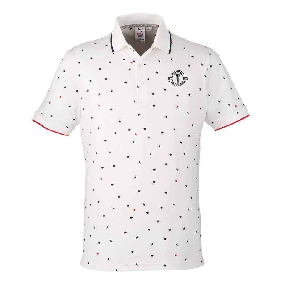 Joe Bonamassa World Class Blues Puma Volition Skylight polo hvit resirkulert