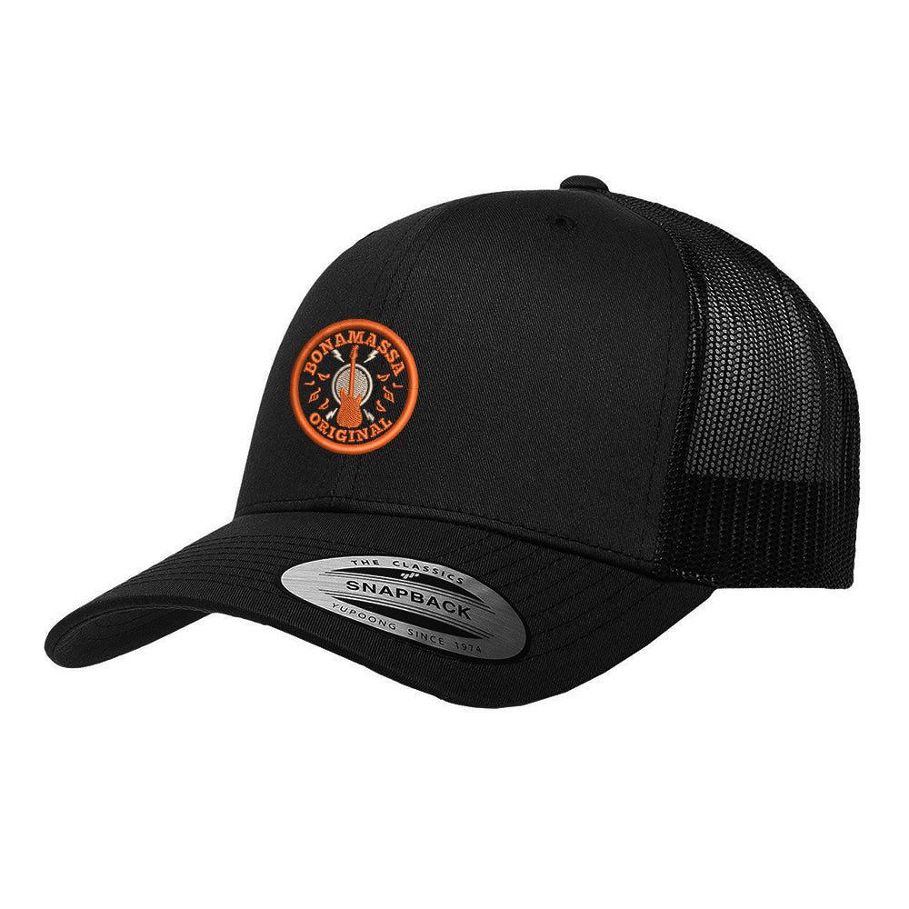 Joe Bonamassa Original Retro Trucker caps svart snapback