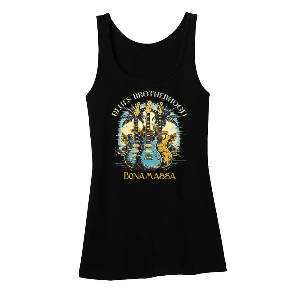 Joe Bonamassa Blues Brotherhood Tropical singlet dame svart bomull