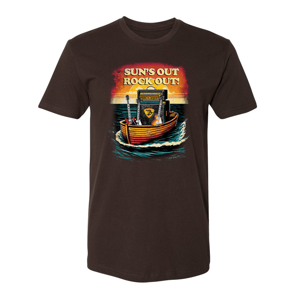 Joe Bonamassa Sun's Out Rock Out t-skjorte svart bomull