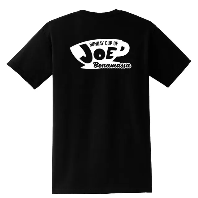 Joe Bonamassa Sunday Cup Of Joe pocket t-skjorte bomull