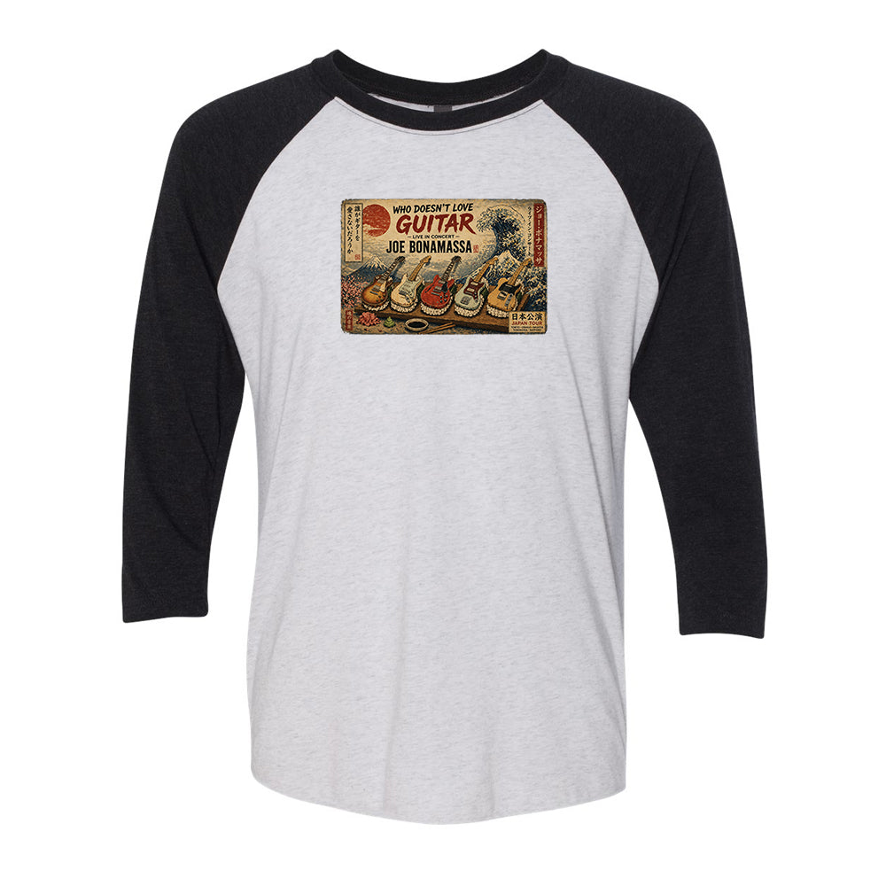 Joe Bonamassa Sushi Wave Of Blues raglan hvit/svart