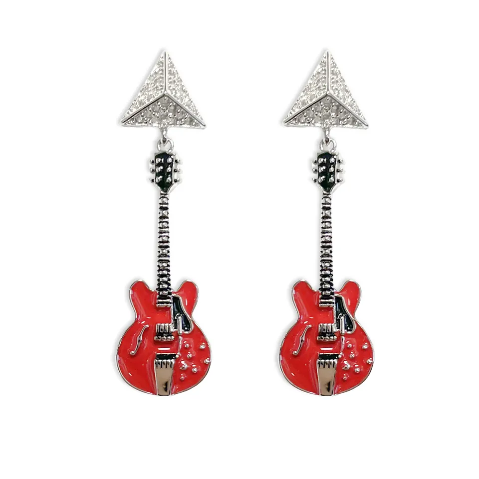 Joe Bonamassa Studded Red ES gitarøredobber rød