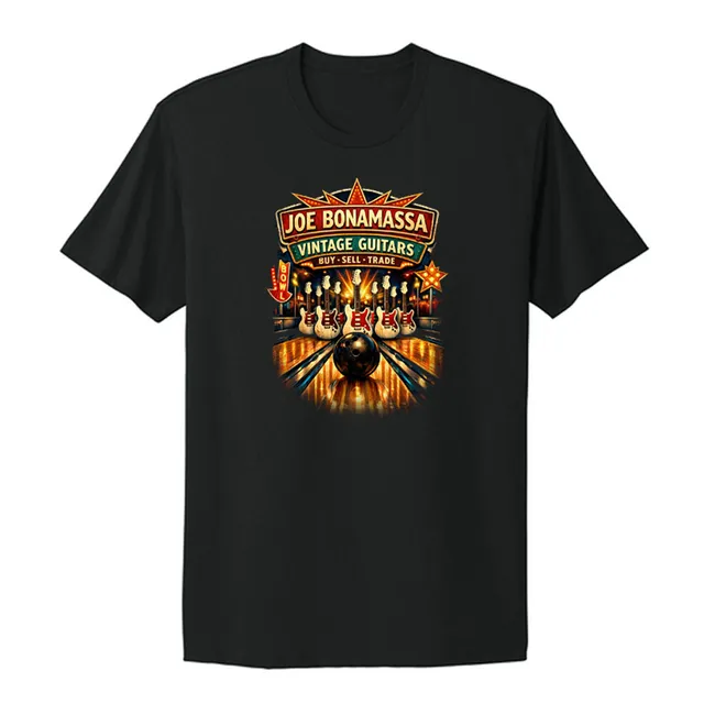 Joe Bonamassa Blues Bowl T-Shirt t-skjorte svart bomull