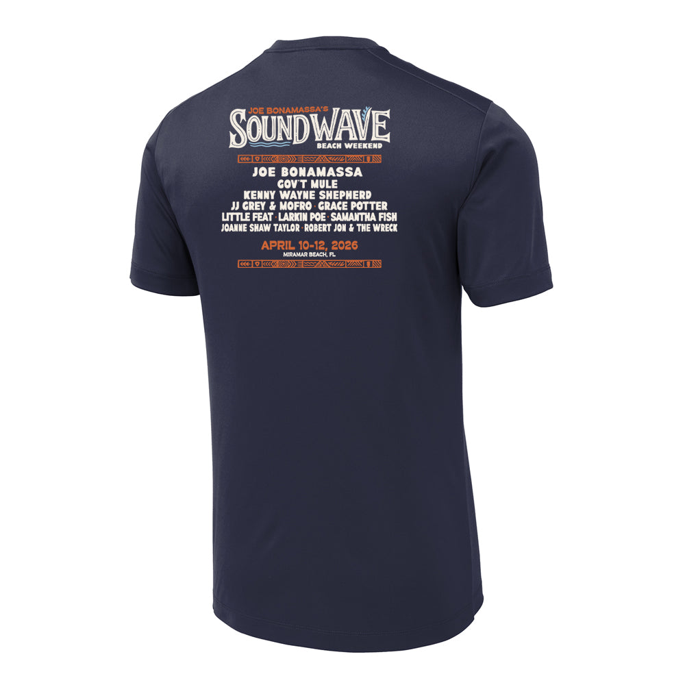 Joe Bonamassa 2026 Sound Wave Beach Weekend t-skjorte