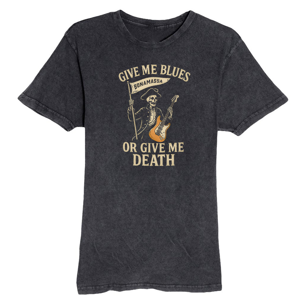 Joe Bonamassa Give Me Blues T-skjorte unisex vintage svart