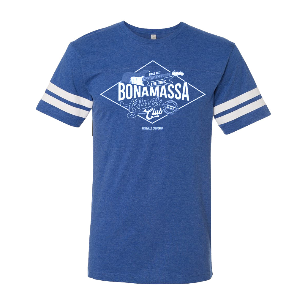Joe Bonamassa Blues Club football t-skjorte herre