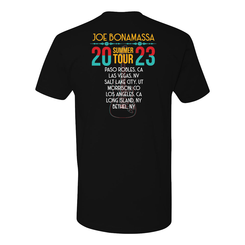 Joe Bonamassa 2023 U.S. Summer Tour t-skjorte unisex