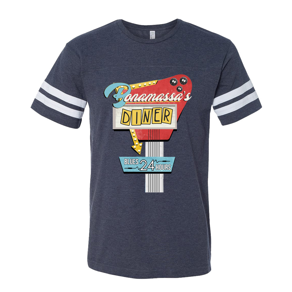 Joe Bonamassa Diner Football t-skjorte herre svart vintage