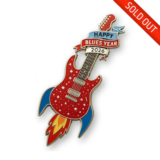 Joe Bonamassa Happy Blues Year Pin 2026 limited 100 stk