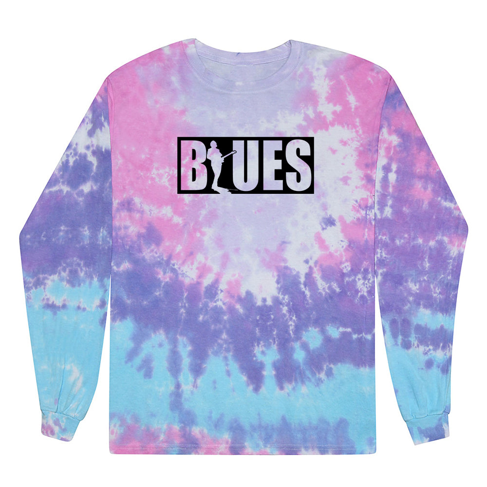 Joe Bonamassa Blues Block T-skjorte langermet Tie Dye