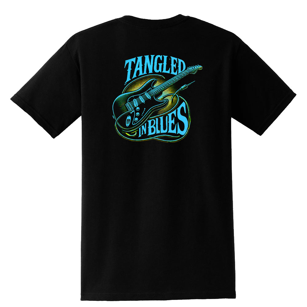 Joe Bonamassa Tangled In Blues t-skjorte lomme rød