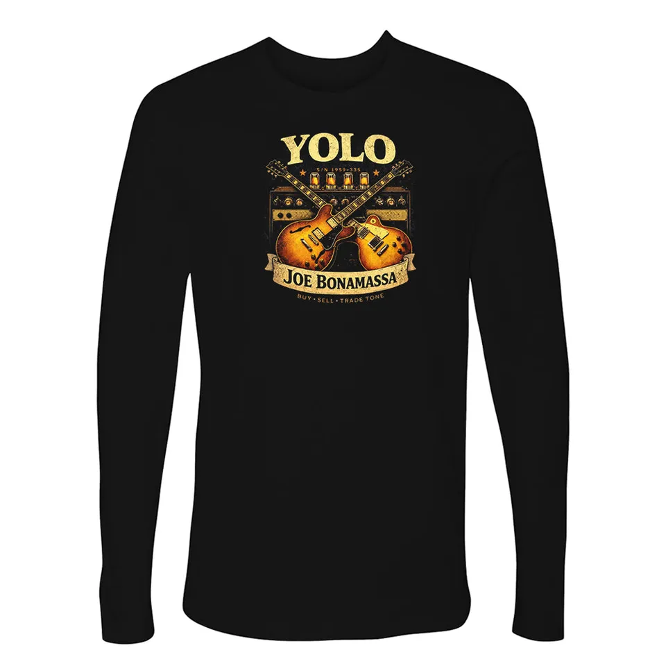 Joe Bonamassa Yolo Blues langermet t-skjorte herre svart bomull