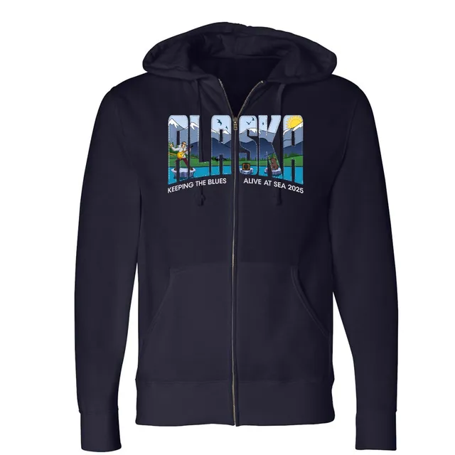 Joe Bonamassa KTBA at Sea Alaska Zip hettegenser unisex
