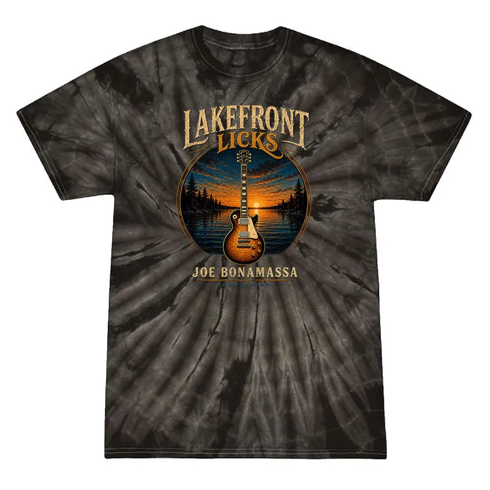 Joe Bonamassa Lakefront Licks tie-dye t-skjorte unisex svart