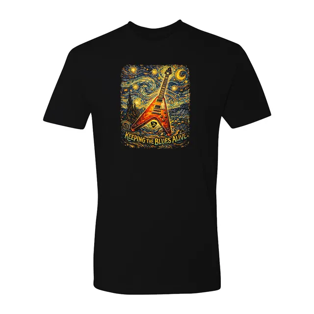 Joe Bonamassa Keeping the Blues Alive t-skjorte svart bomull