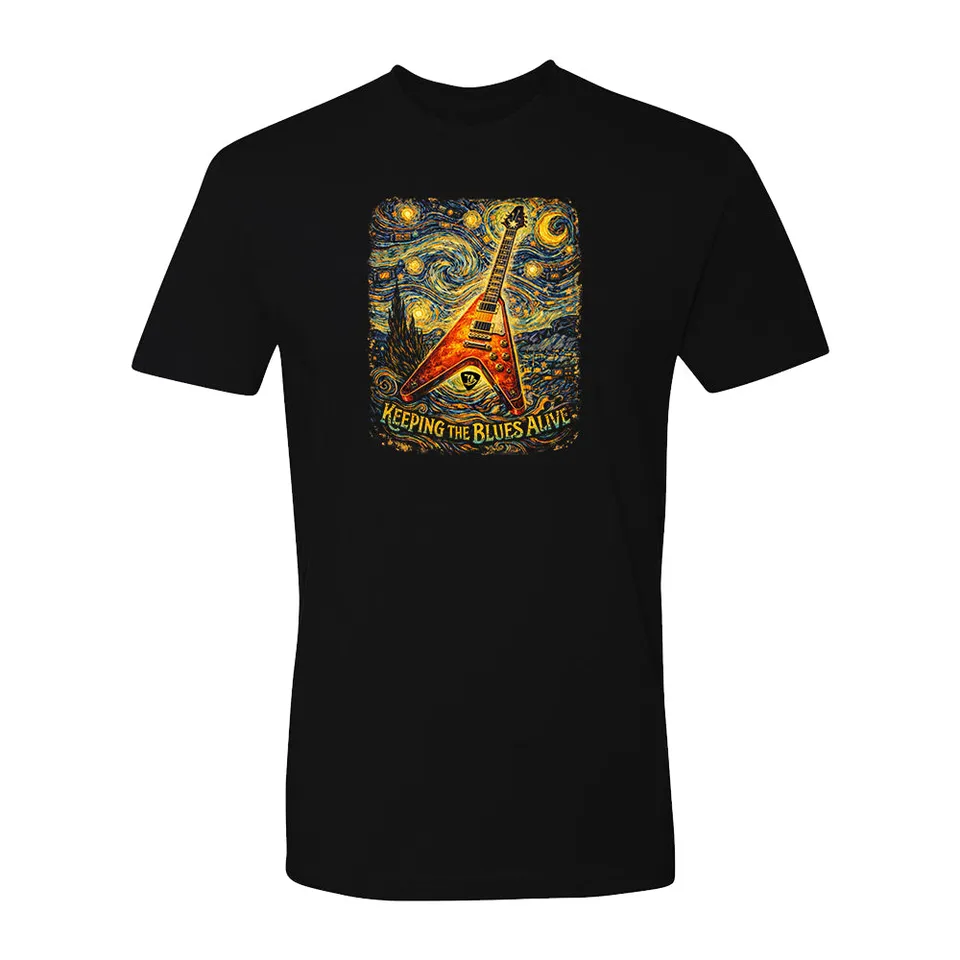 Joe Bonamassa Keeping the Blues Alive t-skjorte svart bomull