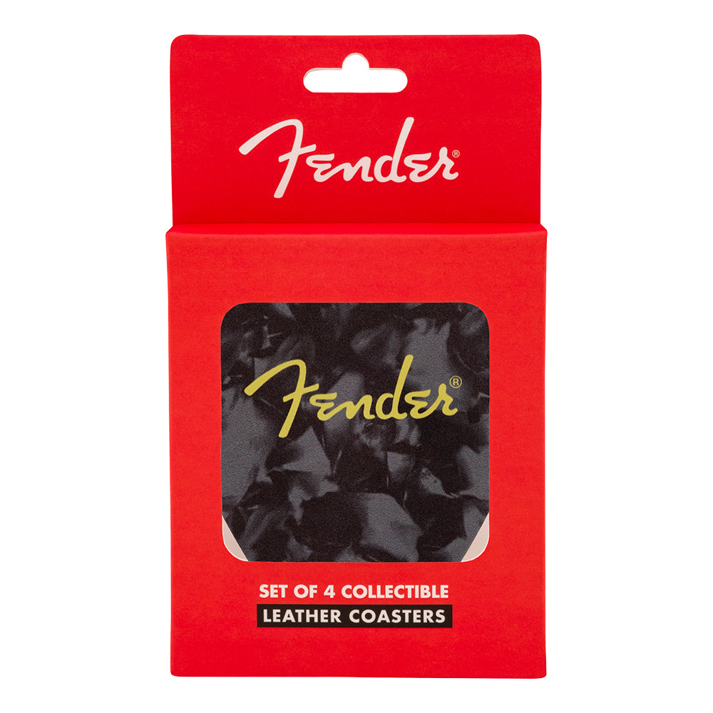 Joe Bonamassa Fender Pick Shape coastere skinn 4-pk
